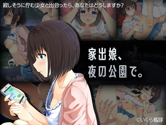 家出娘、夜の公園で。 [作品ID:d_129923]