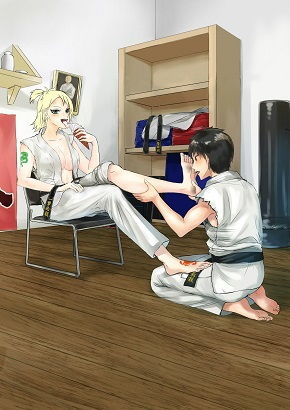 空手ラブストーリー2 沙羅先輩の足の裏 [作品ID:d_132099]