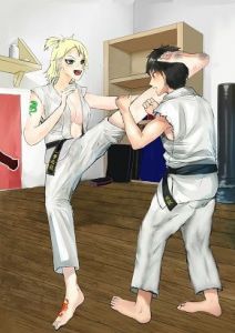 空手ラブストーリー5 沙羅先輩のカカト落とし！ [作品ID:d_132372]