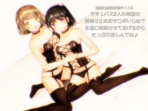 地獄の射精我慢ボイス3 サキュバス2人の無限の射精寸止めおチ〇ポいじめで永遠に悶絶させてあげるからたっぷり苦しんでね♪ (qpStudio) [d_134155]