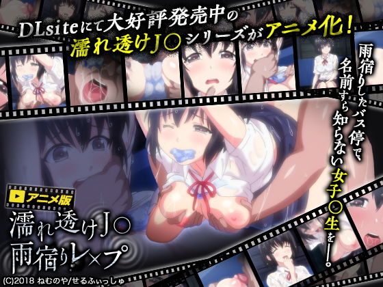 濡れ透けJ○ 雨宿りレ×プ (せるふぃしゅ) [d_131409]