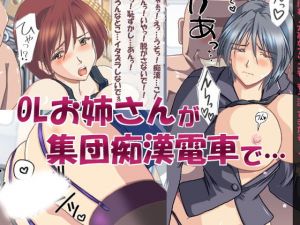 OLショートカットの巨乳お姉さんが痴漢されるCG集 (HANGON) [d_135873]