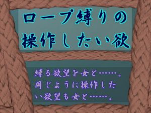 ロープ縛りの操作したい欲 (兎留守) [d_135890]
