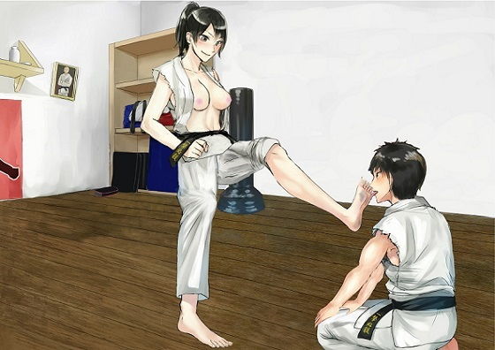 東京空手美女の足の裏 (拳) [d_135910]