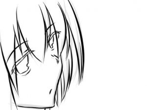 顔の線画1～5＋1 psdデータ(日本刀流星群) [d_138197]