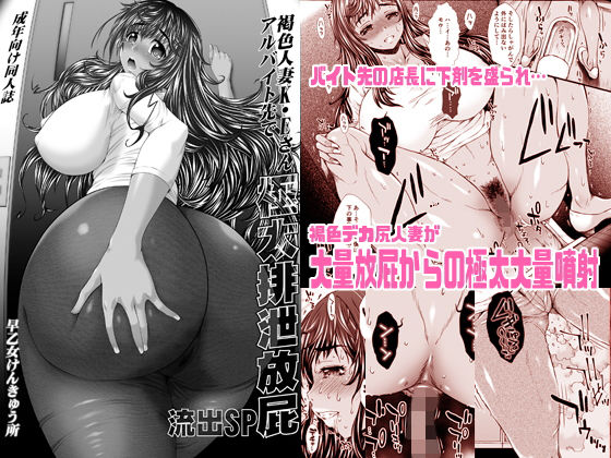 褐色人妻K・Eさんアルバイト先で極太排泄放屁流出SP(早乙女けんきゅう所) [d_147875]