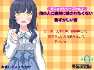 音フェチシリーズVol.2 他の人に絶対聴かれたくない恥ずかしい音(黒月堂) [d_148666]