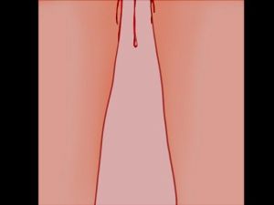 生理痛に呻く真園あきら(サンドバッグ実験施設) [d_154878]