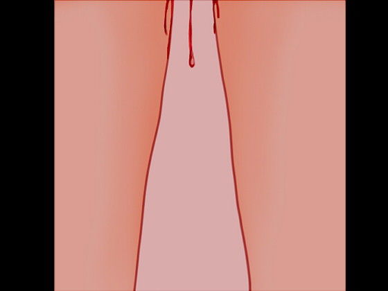 生理痛に呻く真園あきら(サンドバッグ実験施設) [d_154878]