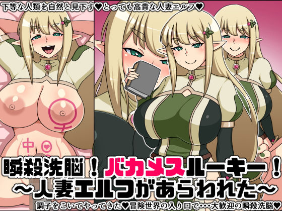 瞬殺洗脳バカメスルーキー！～人妻エルフがあらわれた～(にっちさんぎょう) [d_163498]