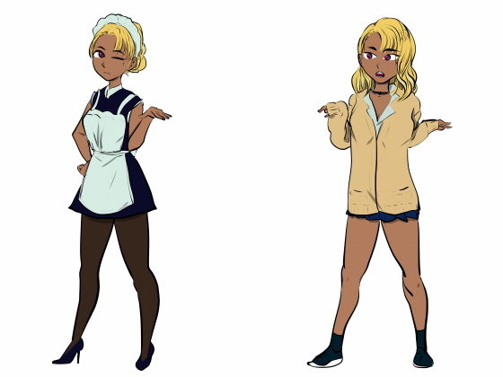 世界が魔王に征服されてアーシが陰キャのメイドになった件(ポップコーン工場) [d_166295]