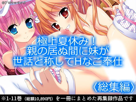 極上夏休み！親の居ぬ間に妹が世話と称してHなご奉仕 ＜総集編1-11＞(アロマコミック) [d_166489]