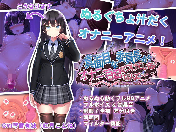 真面目な委員長がオナニー日記をつけているなんて…(dobuworks) [d_166545]