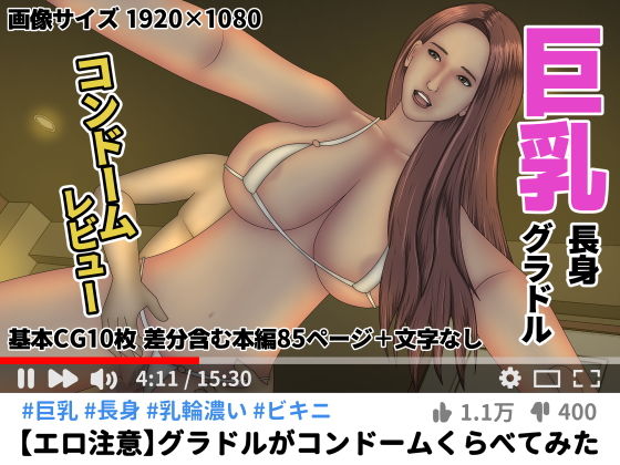 グラドルがコンドームくらべてみた(すーけ) [d_170766]