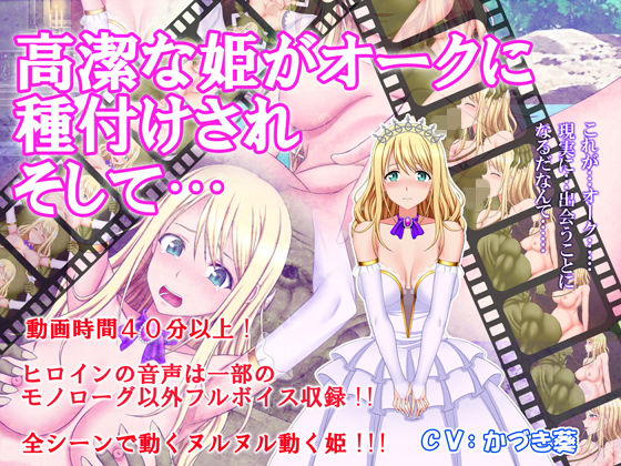 高潔な姫がオークに種付けされそして…(はみ部屋) [d_173457]