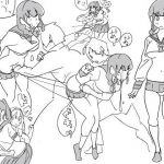 ［ コスプレ腹パンチ ］女子校生が連続腹パンチで失神するまで…。(はらだ19才) [d_177454]