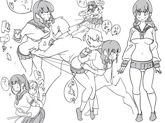 ［ コスプレ腹パンチ ］女子校生が連続腹パンチで失神するまで…。(はらだ19才) [d_177454]