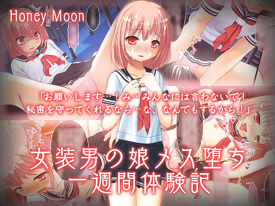 女装男の娘メス堕ち一週間体験記(Honey Moon) [d_180304]