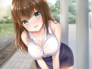 会社の後輩と、満員電車で。(たまき製作所) [d_182226]