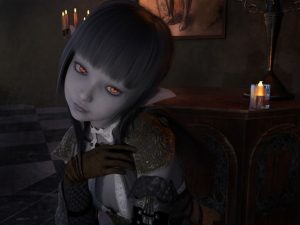 ふたなり悪魔っ子にチンカス掃除させられ口をオナホみたいに使われて喉に精液流し込まれるお話(へっぽこドM) [d_182997]