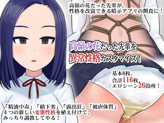 高嶺の花だった先輩を異常性格カスタマイズ(合丼来来) [d_177609]