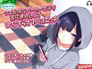 街でみつけたツン気味なパーカー女子を家に連れ込んでひたすらオフパコエッチ(survive) [d_189424]