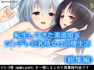 転生してきた素直姫＆ツンデレ巨乳侍女と同棲生活 ＜総集編＞(アロマコミック) [d_191432]