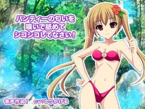 パンティーの匂いを嗅いで舐めてシコシコしてなさい！(生肉汁ゲーム) [d_192418]