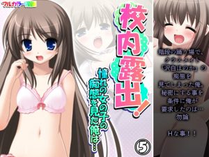 校内露出！憧れの女の子の痴態を見た俺は… 5巻(アロマコミック) [d_193614]