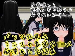 パンツ丸見えミニスカ真面目JKに痴●をした結果(ハードコア001) [d_194428]