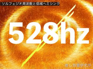 ソルフェジオ周波数と低域ヘミシンク_528hz(癒し音響研究所) [d_195917]