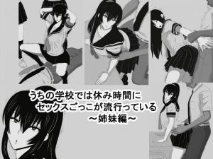 うちの学校では休み時間にセックスごっこが流行っている〜姉妹編〜(おめぇは喋りすぎだ) [d_197927]