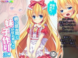 極上夏休み！親の居ぬ間に妹が甘えまくって子作り三昧 4巻(アロマコミック) [d_198044]