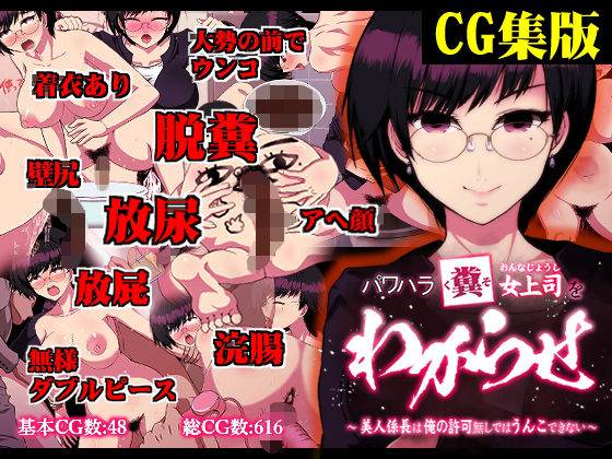 【CG集】パワハラ糞女上司をわからせ 〜美人係長は俺の許可なしではうんこできない〜(わからせ制作委員会) [d_198867]