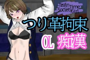 TrainTimeSocietyGirl〜帰宅中OLを電車の中で拘束痴●〜(青。) [d_198964]