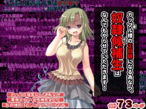 カップル様の正奴●になる為なら、奴●候補生はなんでもやらせていただきます！(統計上の聖地) [d_199676]