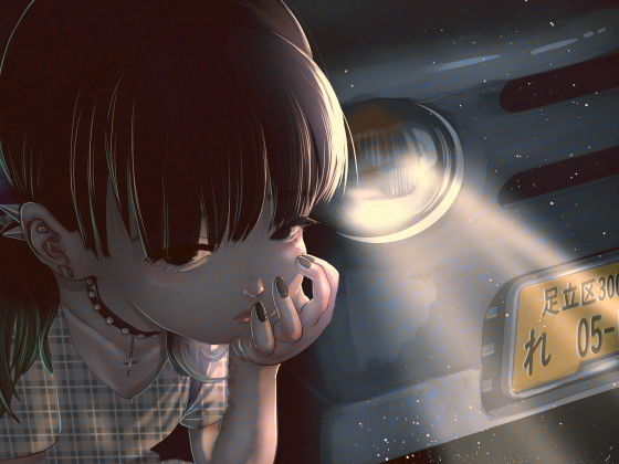 ブレーキランプ5回点滅（上）(てぃーろんたろん) [d_200179]