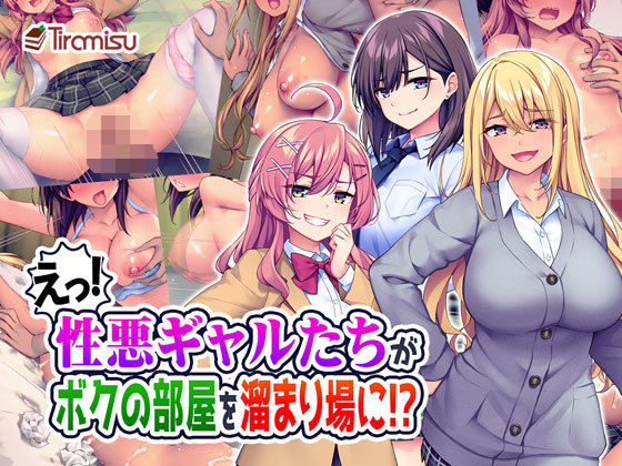 えっ！性悪ギャルたちがボクの部屋を溜まり場に！？(Tiramisu) [d_203670]