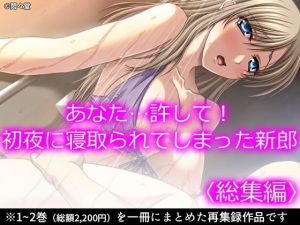 あなた…許して！初夜に寝取られてしまった新郎 ＜総集編＞(悶々堂) [d_207595]