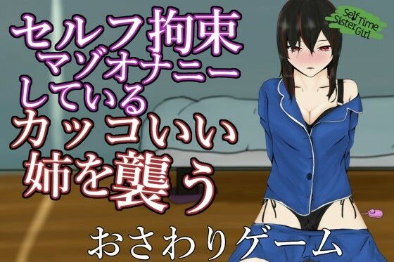 SelfTimeSisterGirl〜自分で手を縛って自慰をしているマゾ姉を襲う〜(青。) [d_207973]