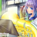 先輩のマウスピースを舐めているのがバレた件(涼風みお) [d_209059]