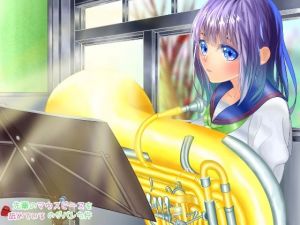 先輩のマウスピースを舐めているのがバレた件(涼風みお) [d_209059]