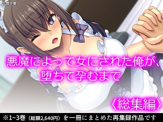 悪魔によって女にされた俺が、堕ちて孕むまで ＜総集編＞(悶々堂) [d_209119]