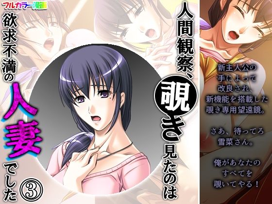 人間観察、覗き見たのは欲求不満の人妻でした 3巻(アロマコミック) [d_210815]