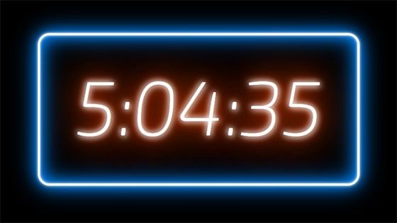 ネオン時計(Roland Soft) [d_223273]