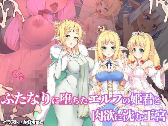 ふたなりに堕ちたエルフの姫君と肉欲に沈む王宮(ドダメ屋さん) [d_211552]