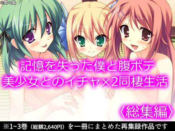 記憶を失った僕と腹ボテ美少女とのイチャ×2同棲生活 ＜総集編＞(悶々堂) [d_224034]