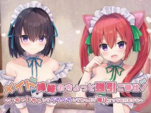 メイド姉妹のちょっと強引ご奉仕！〜いちゃいちゃしてぺろぺろしてたっぷり搾りとってあげますね〜(へぶんずどあ) [d_225531]