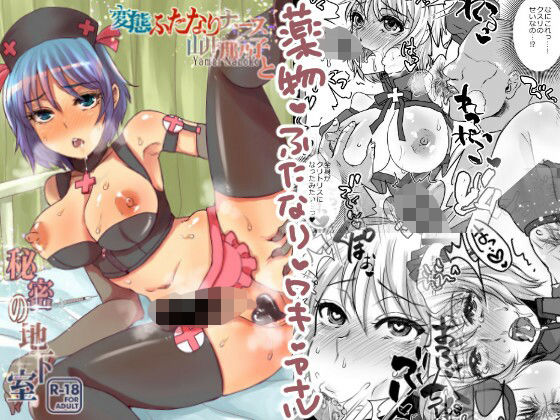 変態ふたなりナース山井那乃子と秘密の地下室(サルルルル) [d_228034]