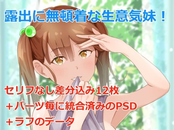 シャツをたくし上げすぎた妹に…(Island Lagoon) [d_228777]